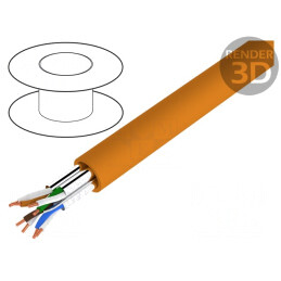 Cablu Ethernet BiTLAN Cat6a U/FTP 23AWG Cu | Electronic-mag.ro | Componente Electronice