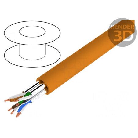 Cablu Ethernet BiTLAN Cat6a U/FTP 23AWG Cu | Electronic-mag.ro | Componente Electronice