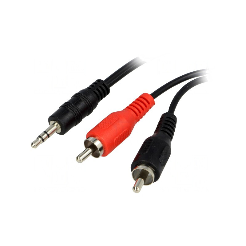 Cablu Audio Jack 3.5mm la RCA 1.2m Negru | Electronic-mag.ro | Componente Electronice Cablu Audio Jack 3.5mm la RCA 1.2m Negru | Electronic-mag.ro | Componente Electronice