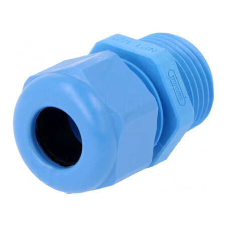 Garnitură de etanşare albastră IP68 NPT1/2 poliamidă | Electronic-mag.ro | Componente Electronice
