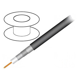 Cablu coaxial RG11 negru 305m | Electronic-mag.ro | Componente Electronice