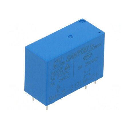 Releu Electromagnetic 12VDC 8A DPST-NO | Electronic-mag.ro | Componente Electronice