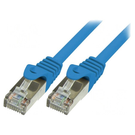 Patch cord Ethernet Cat5e Albastru 0,5m | Electronic-mag.ro | Componente Electronice