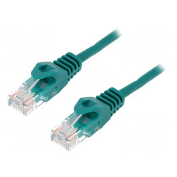 Patch cord UTP Cat 5e Verde 1.5m | Electronic-mag.ro | Componente Electronice
