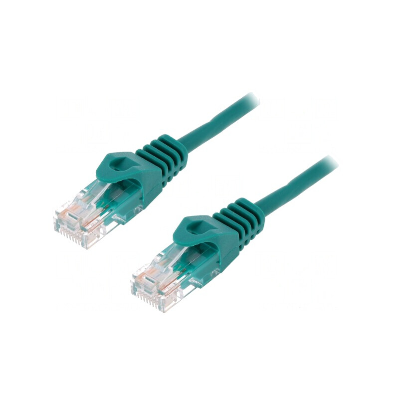 Patch cord UTP Cat 5e Verde 1.5m | Electronic-mag.ro | Componente Electronice