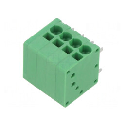 Regletă Conexiuni PCB 90° 3.5mm 4 Piste 10A | Electronic-mag.ro | Componente Electronice
