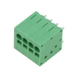 Conector Regletă PCB 4 Piste 3,5mm | Electronic-mag.ro | Componente Electronice