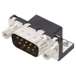 Conector D-Sub 9-Pin Soclu Tată PCB 90° | Electronic-mag.ro | Componente Electronice