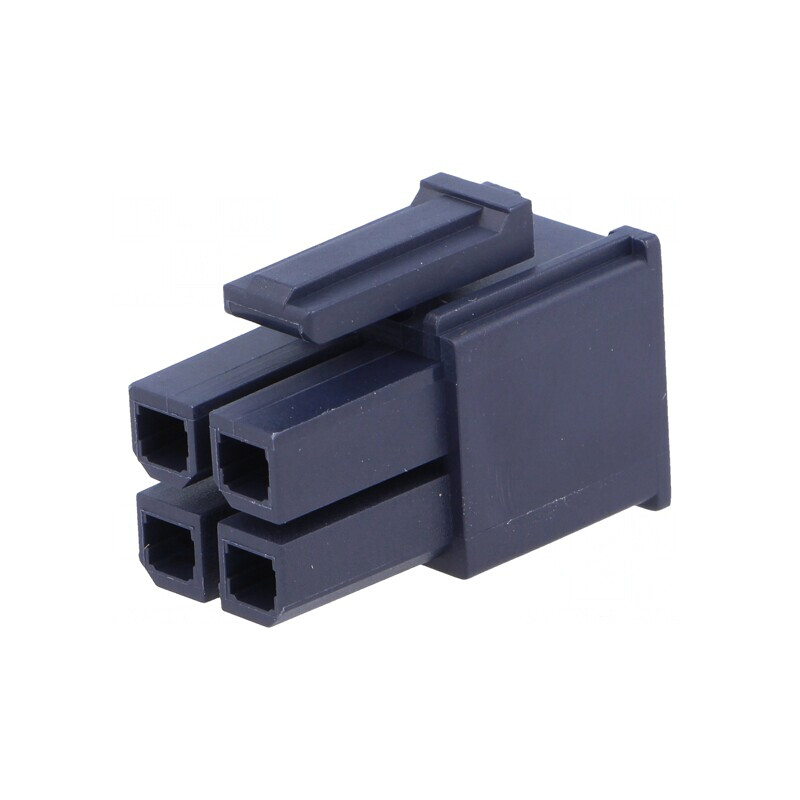 Mufă PCB Mega-Fit 5,7mm 4 Pin 23A | Electronic-mag.ro | Componente Electronice