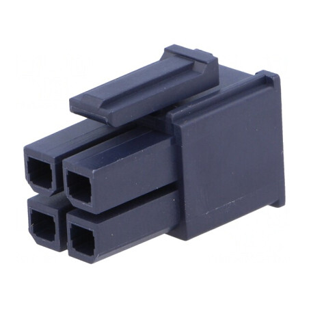 Mufă PCB Mega-Fit 5,7mm 4 Pin 23A | Electronic-mag.ro | Componente Electronice