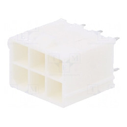 Conector Mini-Fit Jr 4,2mm 6-PIN THT Aurit | Electronic-mag.ro | Componente Electronice