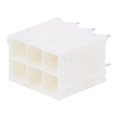 Conector Mini-Fit Jr 4,2mm 6-PIN THT Aurit | Electronic-mag.ro | Componente Electronice