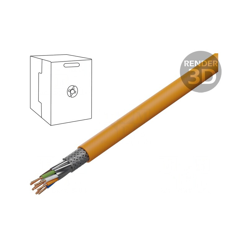 Cablu S/FTP LSZH Portocaliu 500m | Electronic-mag.ro | Componente Electronice Cablu S/FTP LSZH Portocaliu 500m | Electronic-mag.ro | Componente Electronice