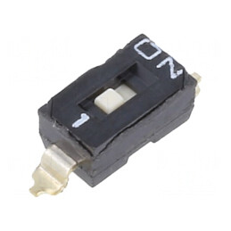 Comutator DIP-SWITCH 2 Pozitii SMT | Electronic-mag.ro | Componente Electronice