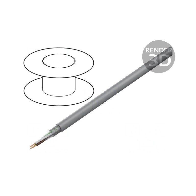 Cablu Ecranat LiY-CY 3x0,14mm2 PVC | Electronic-mag.ro | Componente Electronice Cablu Ecranat LiY-CY 3x0,14mm2 PVC | Electronic-mag.ro | Componente Electronice