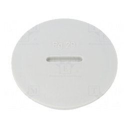 Capac protecție PG29 IP54 poliamidă gri 8mm | Electronic-mag.ro | Componente Electronice
