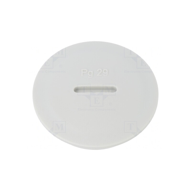 Capac protecție PG29 IP54 poliamidă gri 8mm | Electronic-mag.ro | Componente Electronice
