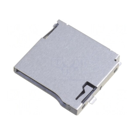 Conector microSD push-push SMT aurit | Electronic-mag.ro | Componente Electronice