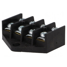 Regletă de Conexiuni Terminal 4mm2 400V 4 Piste | Electronic-mag.ro | Componente Electronice