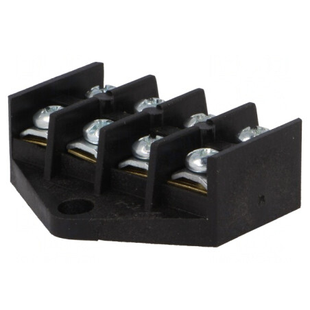 Regletă de Conexiuni Terminal 4mm2 400V 4 Piste | Electronic-mag.ro | Componente Electronice
