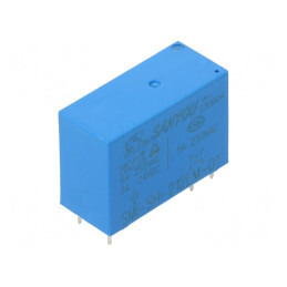 Releu electromagnetic DPST-NO 12VDC 8A | Electronic-mag.ro | Componente Electronice