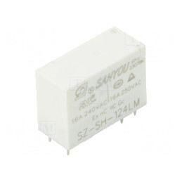 Releu Electromagnetic SPST-NO 24VDC 16A THT | Electronic-mag.ro | Componente Electronice