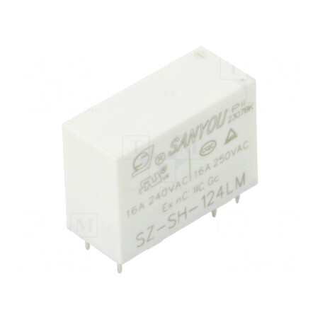 Releu Electromagnetic SPST-NO 24VDC 16A THT | Electronic-mag.ro | Componente Electronice