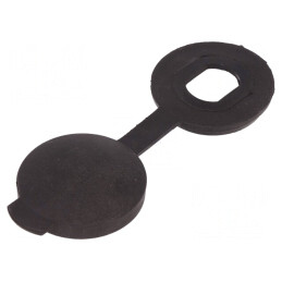Capac Antipraf TPE Negru M16 | Electronic-mag.ro | Componente Electronice