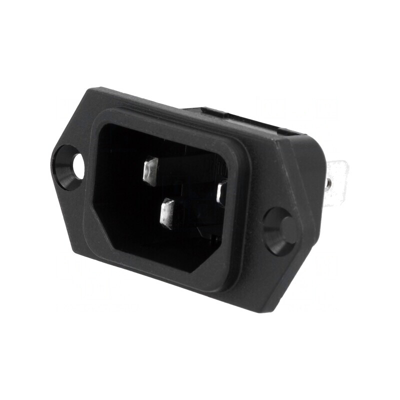 Conector Alimentare AC Soclu Tată 10A 250V | Electronic-mag.ro | Componente Electronice Conector Alimentare AC Soclu Tată 10A 250V | Electronic-mag.ro | Componente Electronice