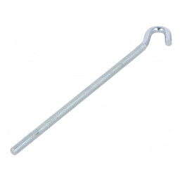 Cârlig în unghi oțel zincat 170mm | Electronic-mag.ro | Componente Electronice