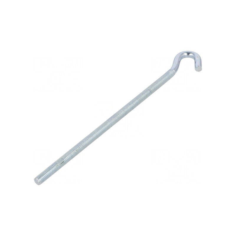 Cârlig în unghi oțel zincat 170mm | Electronic-mag.ro | Componente Electronice