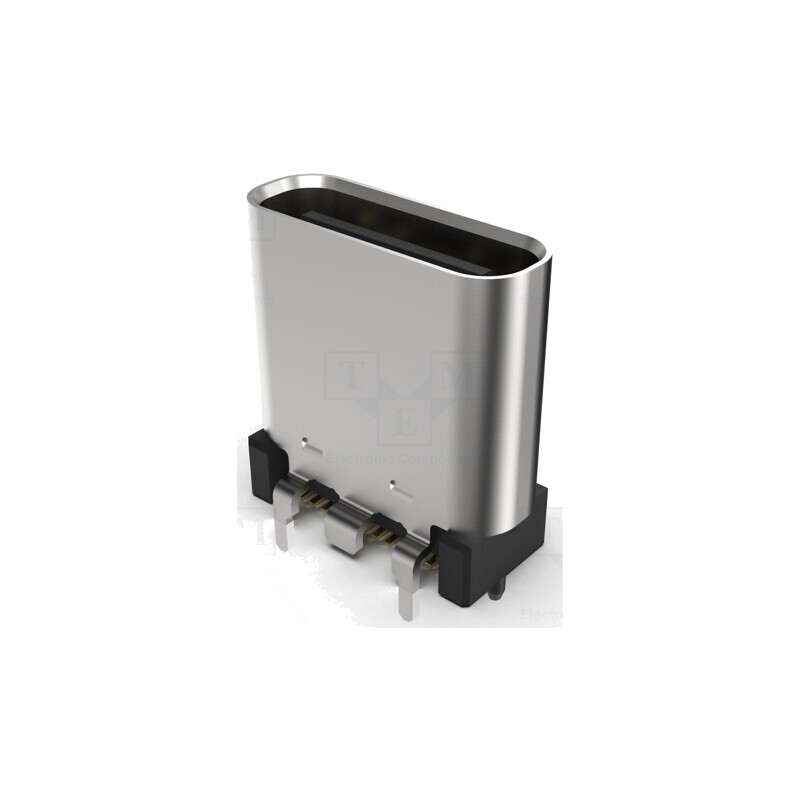 Soclu USB C SMT Vertical USB 3.2 5A | Electronic-mag.ro | Componente Electronice