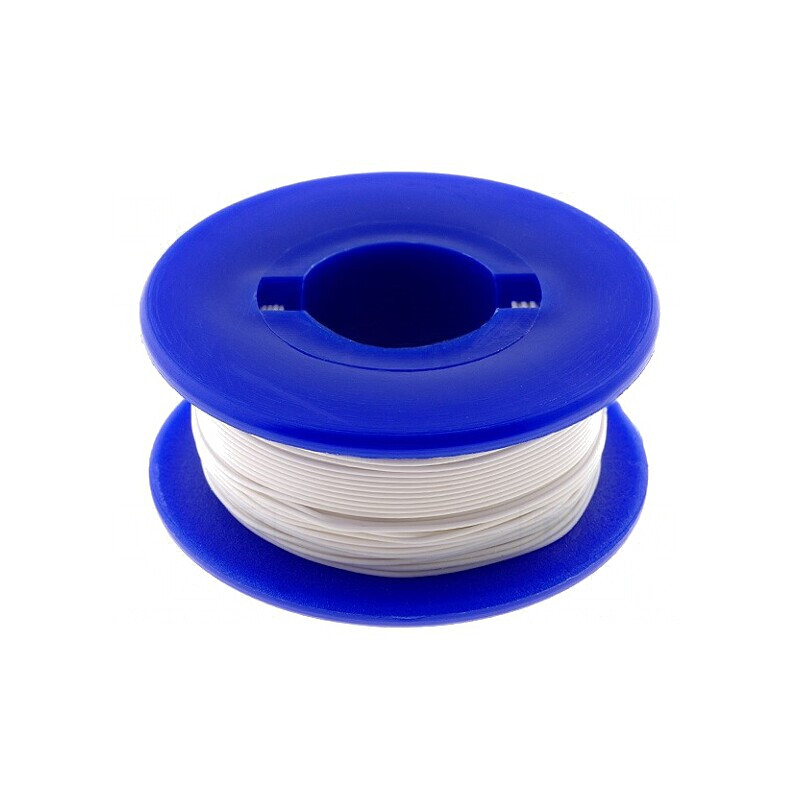 Cablu alb 30AWG OFC FEP 50m 250V | Electronic-mag.ro | Componente Electronice