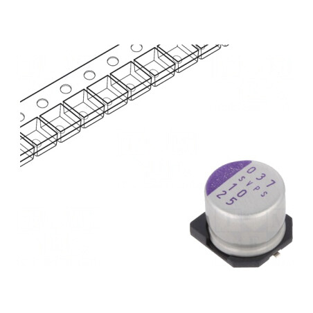 Condensator Polimeric 10uF 25V SMD | Electronic-mag.ro | Componente Electronice