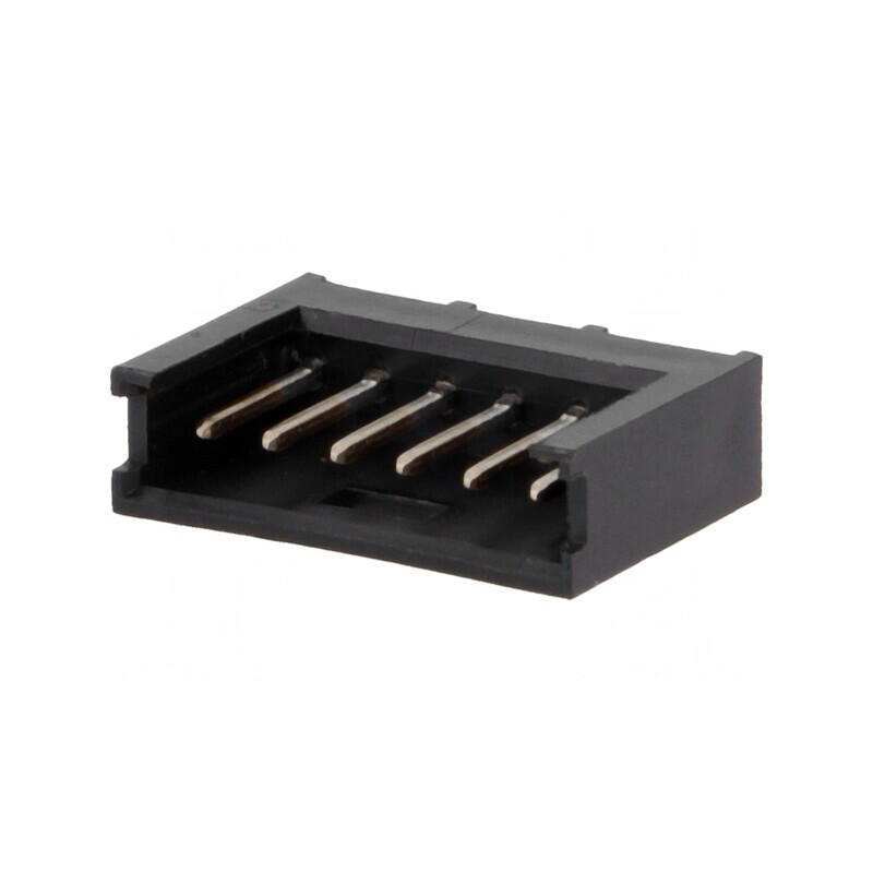 Conector Soclu Cablu-Placă 6 Pin 2,54mm Aurit THT AMPMODU MOD II | Electronic-mag.ro | Componente Electronice
