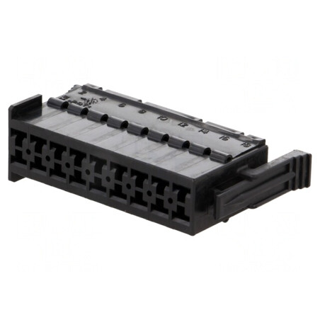 Conector Cablu-Cablu JPT Mamă 18 Pin Negru | Electronic-mag.ro | Componente Electronice