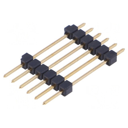 Conector PIN 1x6 Aurit 2,54mm THT | Electronic-mag.ro | Componente Electronice
