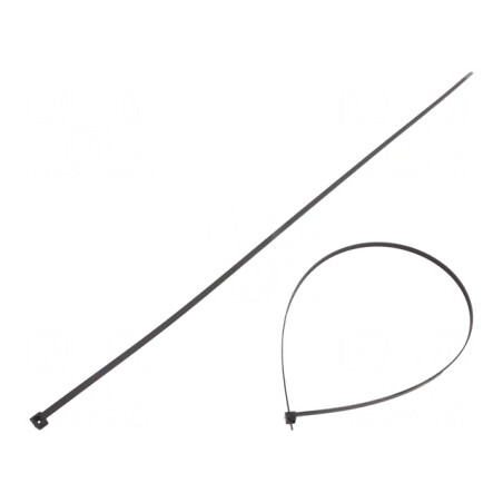Colier de strângere poliamidă neagră 760mm | Electronic-mag.ro | Componente Electronice