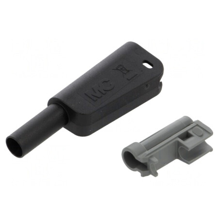 Carcasa Neagră 32A pentru Mufe Banană 55,4mm | Electronic-mag.ro | Componente Electronice