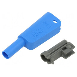 Carcasa Albastră 32A 55.4mm pentru Mufe Banană | Electronic-mag.ro | Componente Electronice