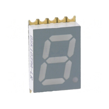 LED 7 Segmente 10mm Roșu 4-15mcd | Electronic-mag.ro | Componente Electronice