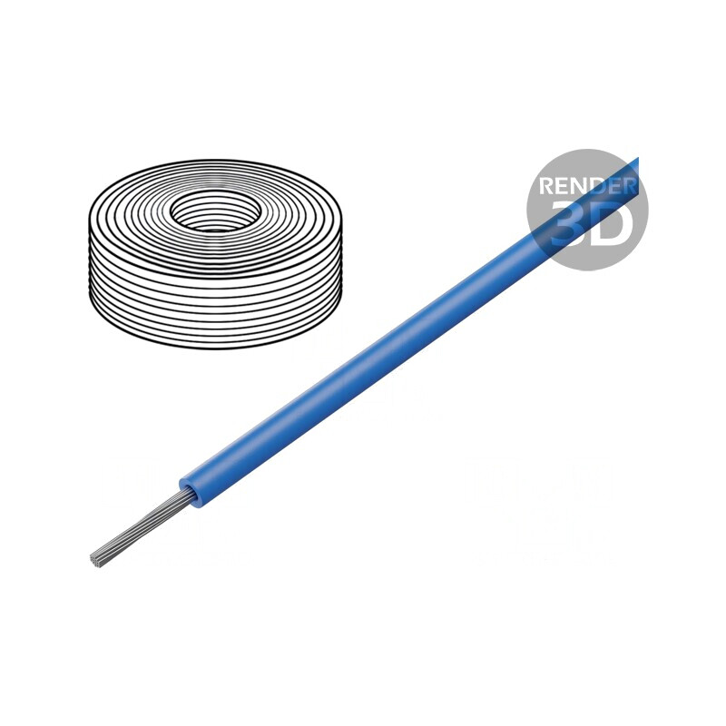Cablu Silicon Albastru 1x0.5mm² 500V | Electronic-mag.ro | Componente Electronice Cablu Silicon Albastru 1x0.5mm² 500V | Electronic-mag.ro | Componente Electronice