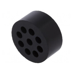 Insert Psetupă 4mm M32 IP54 Cauciuc NBR 9 Orificii | Electronic-mag.ro | Componente Electronice