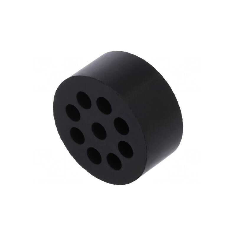 Insert Psetupă 4mm M32 IP54 Cauciuc NBR 9 Orificii | Electronic-mag.ro | Componente Electronice