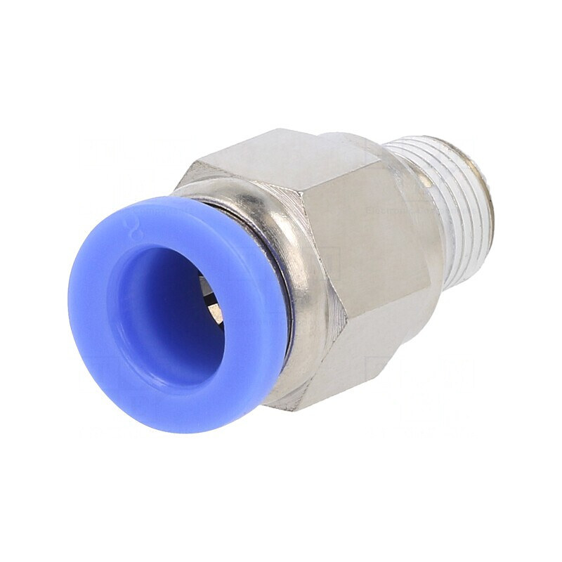 Racord Push-In Simplu Alama Nichelata 15bar BLUELINE | Electronic-mag.ro | Componente Electronice Racord Push-In Simplu Alama Nichelata 15bar BLUELINE | Electronic-mag.ro | Componente Electronice
