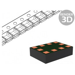 'Comutator RF DPDT 2 Canale 1,65-3,4VDC 0,1-6GHz' | Electronic-mag.ro | Componente Electronice