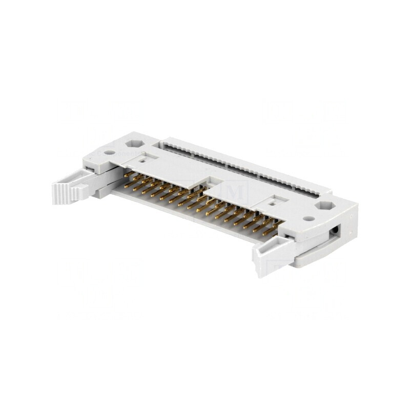 Mufă IDC Tată 34 PIN cu Ejector pentru Cablu-Bandă 1.27mm | Electronic-mag.ro | Componente Electronice