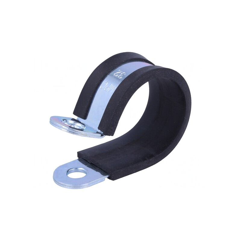 Clipsuri Ø32mm din Oțel cu Protecție EPDM | Electronic-mag.ro | Componente Electronice