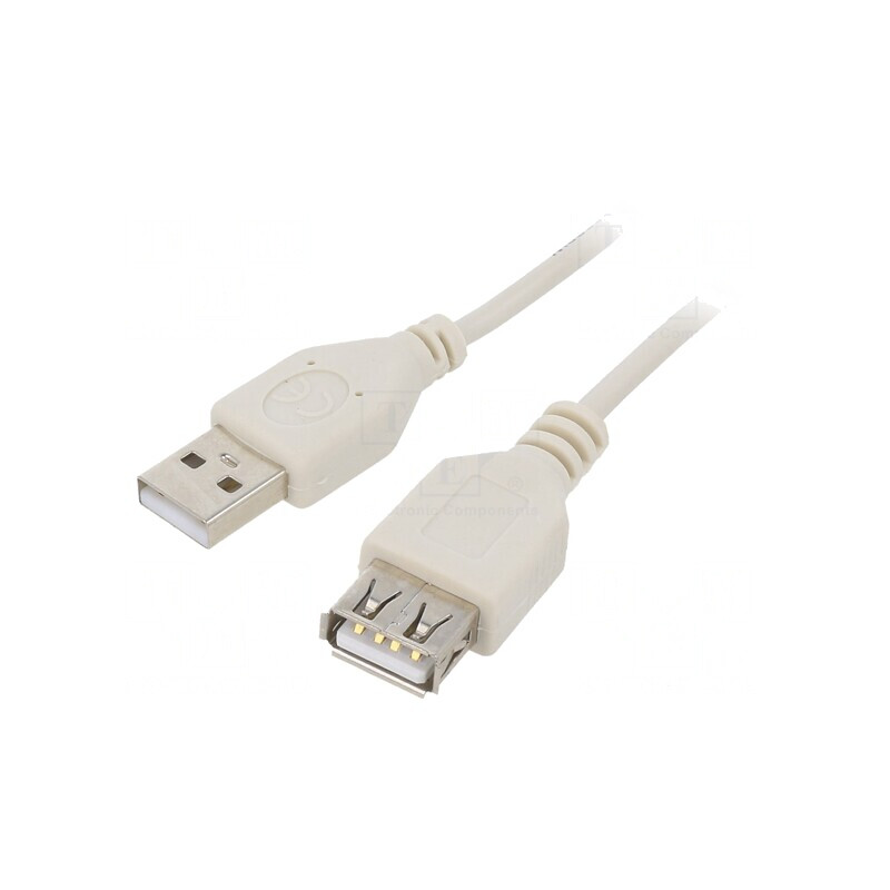 Cablu USB 2.0 A-A 0,75m Bej | Electronic-mag.ro | Componente Electronice Cablu USB 2.0 A-A 0,75m Bej | Electronic-mag.ro | Componente Electronice