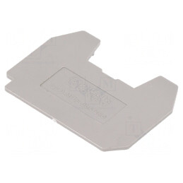 Capac final gri poliamidă 1mm | Electronic-mag.ro | Componente Electronice